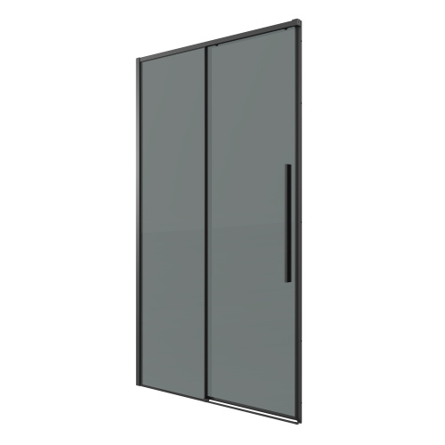 Душевая дверь Grossman Galaxy 100.K33.01.140.21.10 140х195 стекло тонированное профиль черный матовый - фото 2